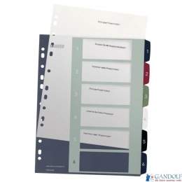 Przekładki plast. do nadruku tekstu na kartę, Leitz Style, 1-6 12360000 (X)