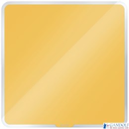 Szklana tablica magnetyczna Leitz Cosy 45x45cm, żółta, 70440019