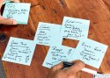 Bloczek samoprzylepny POST-IT_ Super Sticky w linie, (675-SS3-MIA), 101x101mm, 3x70 kart., paleta Miami