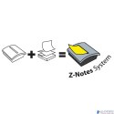 Ekologiczne karteczki samoprzylepne R330-1B Post-it_ Z-Notes z certyfikatem PEFC Recycled, Żółte, 76x76mm, 6 bloczków po 100 kar