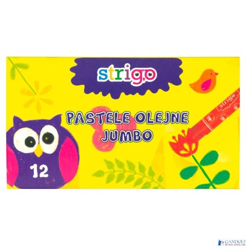 Pastele olejne JUMBO 12 kolorów STRIGO SSC029 Pastele olejne JUMBO 12 kolorów STRIGO SSC029
