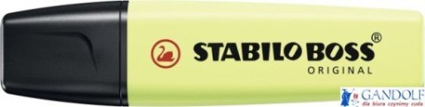 Zakreślacz STABILO BOSS pastel limonkowy 70/133