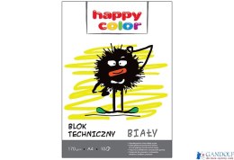 Blok techniczny biały A3, 170g, 10 ark, Happy Color HA 3550 3040-0