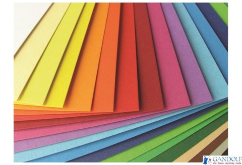 Karton kolorowy 170g, A1, 25 ark, błękitny, Happy Color HA 3517 6084-30