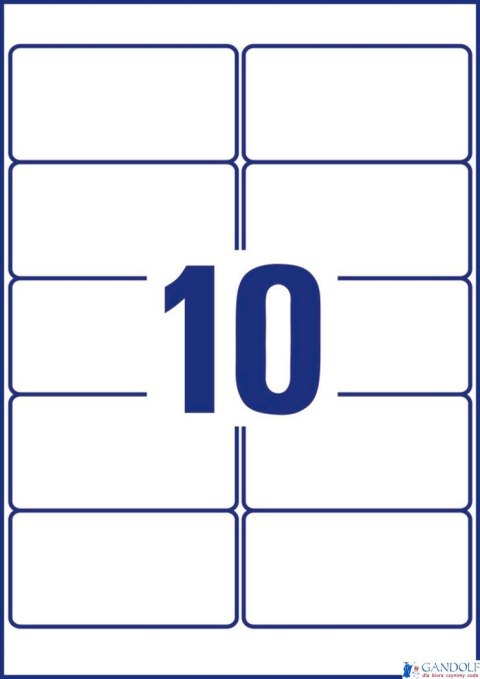 Etykiety uniwersalne L4744REV-25 96 x 50,8 30ark Usuwalne, Avery Zweckform