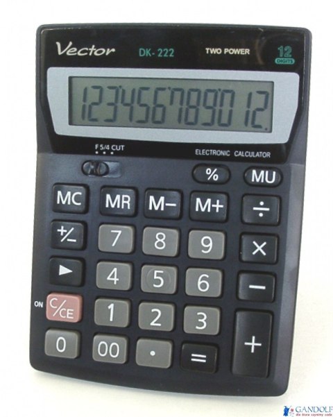 Kalkulator VECTOR DK-222 12p Kalkulator VECTOR DK-222 12p