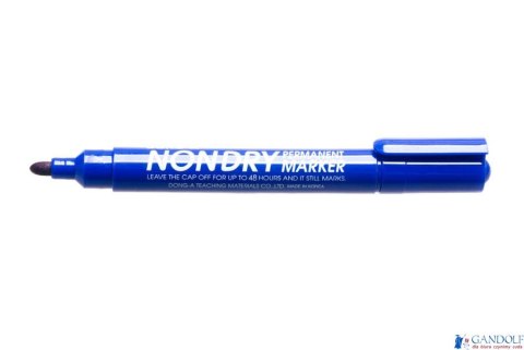 Marker permanentny niebieski okrągły TT5019 Dong-A