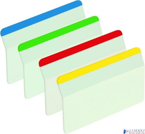 Zakł.ind.686-A1 4kol.50.8*38mm wygięte do szuflad 3M Post-it, 3M-70005227346 Zakł.ind.686-A1 4kol.50.8*38mm wygięte do szuflad 3M Post-it, 3M-70005227346