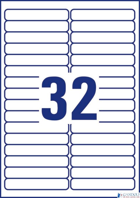 Etykiety uniwersalne L6031REV-25 96 x 16,9 30ark Usuwalne, Avery Zweckform