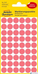 Kółka do zaznaczania czerwone neon 3147 Q12 5ark Avery Zweckform