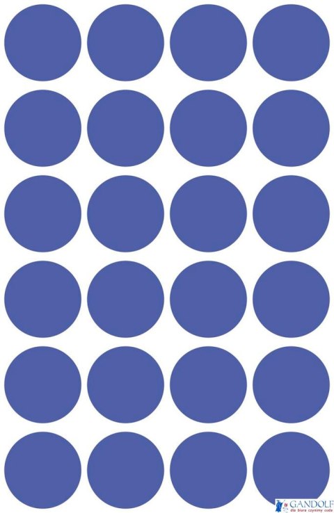 Kółka do zaznaczania niebieskie 18mm Usuwalne, Avery Zweckform 3596 Kółka do zaznaczania niebieskie 18mm Usuwalne, Avery Zweckform 3596