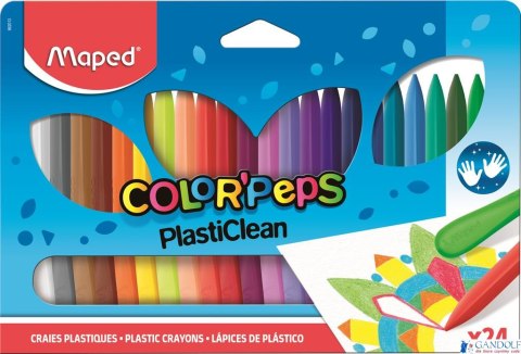 Kredki plastikowe Colorpeps 24 kolorów 862013 MAPED