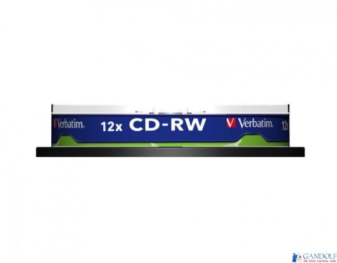 Płyta CD-RW VERBATIM CAKE(10) 700MB x12 43480 Płyta CD-RW VERBATIM CAKE(10) 700MB x12 43480