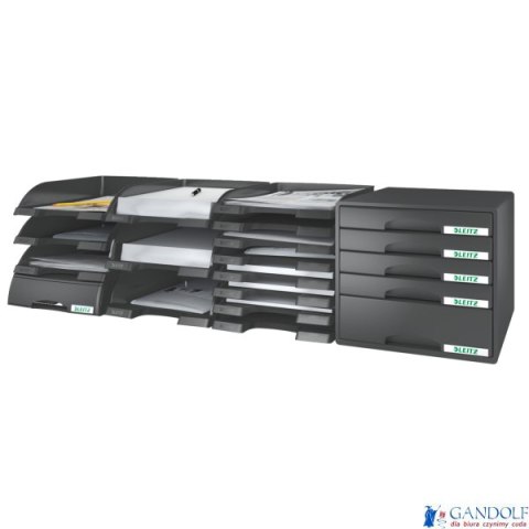 Półka na dokumenty LEITZ PLUS czarna 52272095 Półka na dokumenty LEITZ PLUS czarna 52272095