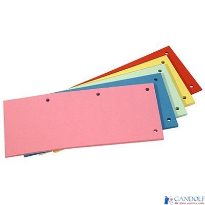 Przekładki kartonowe 1/3 A4 DOTTS mix 100sztuk Przekładki kartonowe 1/3 A4 DOTTS mix 100sztuk