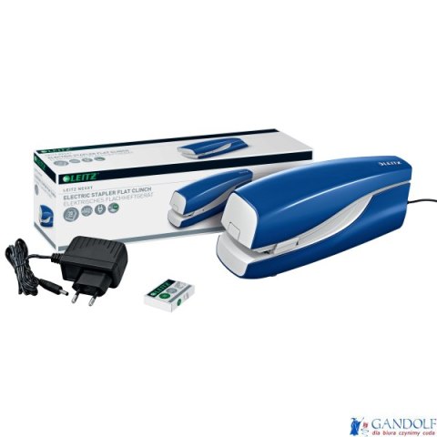 Zszywacz elektryczny LEITZ duży niebieski 20 kartek 55330035