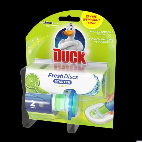 Kostka do WC DUCK FRESH DISCS LIME - żelowe krążki *39130 Kostka do WC DUCK FRESH DISCS LIME - żelowe krążki *39130