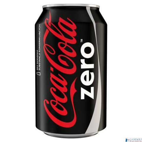Napój COCA COLA ZERO 0.33L PUSZKA Napój COCA COLA ZERO 0.33L PUSZKA