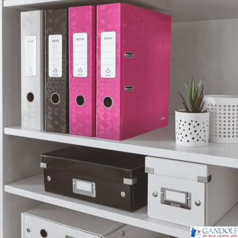 Segregator A4/80mm różowy LEITZ WOW 180 10050023 Segregator A4/80mm różowy LEITZ WOW 180 10050023