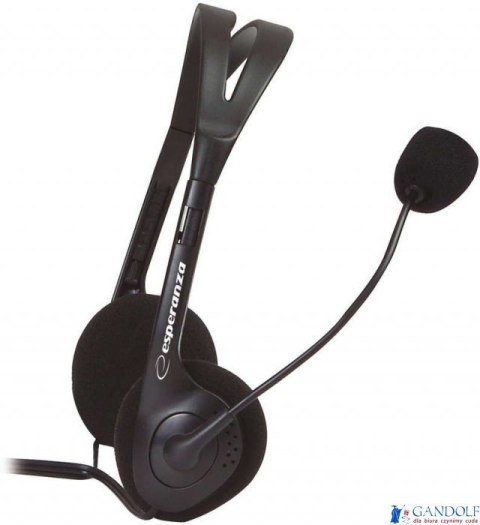 Słuchawki stereo z mikrofonem EH102 ESPERANZA Słuchawki stereo z mikrofonem EH102 ESPERANZA