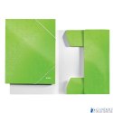 Teczka kartonowa z gumką LEITZ jasno zielona WOW 39820054