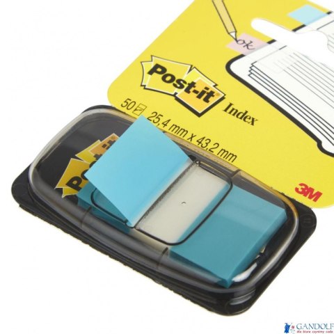 Zakładki indeksujące POST-IT (680-23), PP, 25,4x43,2mm, 50 kart., jaskrawoniebieskie Zakładki indeksujące POST-IT (680-23), PP, 25,4x43,2mm, 50 kart., jaskrawoniebieskie