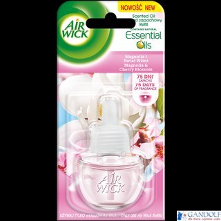 AIR WICK odświeżacz Elektryczny Magnolia i Kwiat Wiśni wkład 19 ml 05604 AIR WICK odświeżacz Elektryczny Magnolia i Kwiat Wiśni wkład 19 ml 05604