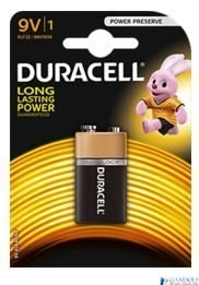 Bateria Basic 9V K1 DURACELL 4520117 6LR61