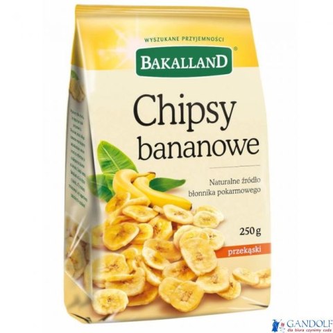 Chipsy bananowe 200g BAKALLAND Chipsy bananowe 200g BAKALLAND