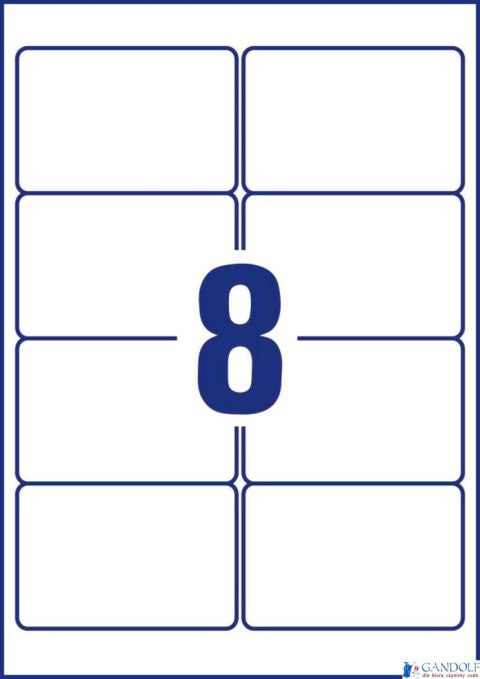 Etykiety uniwersalne L4745REV-25 96x63,5 30 ark. Usuwalne, białe, Avery Zweckform