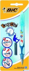 Pióro wieczne BIC Easy Clic Decor dla chłopców niebieski Blister 1szt, 8794095