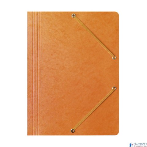 Teczka preszpanowa z gumką A4 BANTEX, pomarańczowa, 400087826