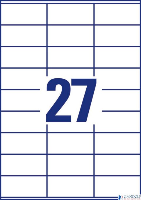 Trwałe etykiety uniwersalne 3479 70 x 32 100 ark Avery Zweckform