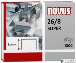 Zszywki 26/8 SUPER 1000sztuk NOVUS 040-0199