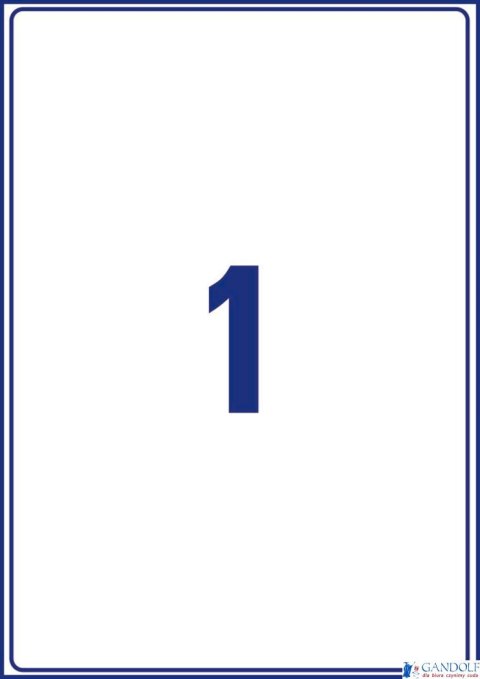 Etykiety wysyłkowe J8167-25 199,6 x 289,1 25ark. białe Avery Zweckform (X)