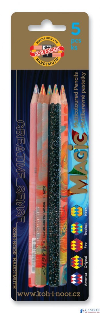 Kredka 3406 MAGIC GRUBA mix(5) blister Kredka 3406 MAGIC GRUBA mix(5) blister