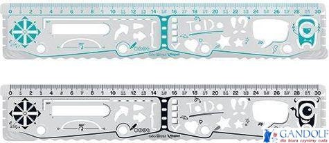Linijka wielofunkcyjna GEONotes 30cm MAPED 250x10