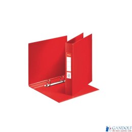 Segregator Esselte A5 z 2 kółkami, grzbiet 40 mm, czerwony, , 47683