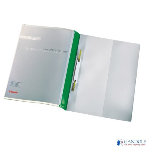 Skoroszyt sztywny z wąsami Esselte Panorama, zielony, 25 szt., 28360 (X)