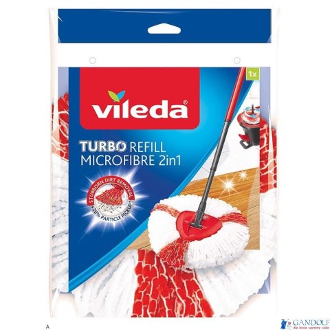 Wkład do mopa obrotowego VILEDA Easy Wring and Clean Turbo 2w1 (11506) Wkład do mopa obrotowego VILEDA Easy Wring and Clean Turbo 2w1 (11506)