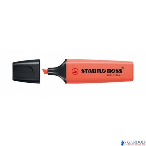 Zakreślacz STABILO BOSS pastel czerwony 70/140