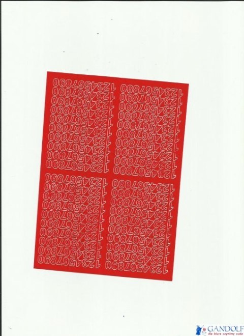CYFRY samop.0.7cm(8) czarne ARTDRUK CYFRY samop.0.7cm(8) czarne ARTDRUK