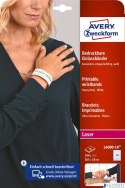 Opaski identyfikacyjne L4000-10 265 x 18 10ark białe, poliestrowe, na nadgarstki, Avery Zweckform, (X)