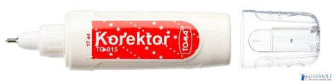 Korektor w płynie, końcówka metalowa, 17ml biały TO-015 Toma Korektor w płynie, końcówka metalowa, 17ml biały TO-015 Toma