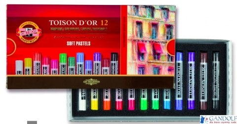 Kredki pastele suche 18kol KOH I NOOR *8513