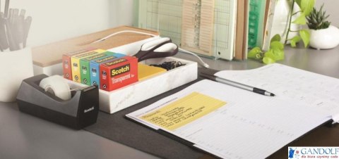 Taśma biurowa SCOTCH Magic Greener Choice (9-1933R14C38), matowa, 19mm, 33m, 14szt., podajnik C-38 GRATIS