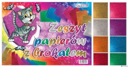 Zeszyt papierów z brokatem B4 ZB-4 ALIGA