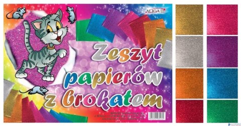Zeszyt papierów z brokatem B4 ZB-4 ALIGA Zeszyt papierów z brokatem B4 ZB-4 ALIGA