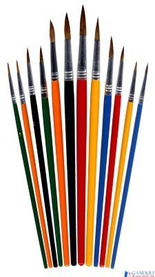 Pędzle 252 okrągłe 12 szt. rozm. 1-12, 12 szt. GRAND 170-1419