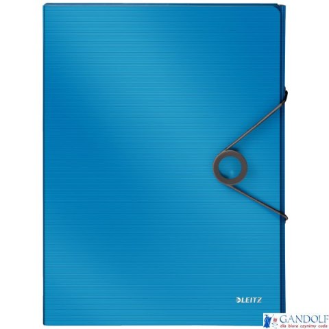 Teczka z gumką PP LEITZ SOLID 30mm jasnoniebieska 45681030